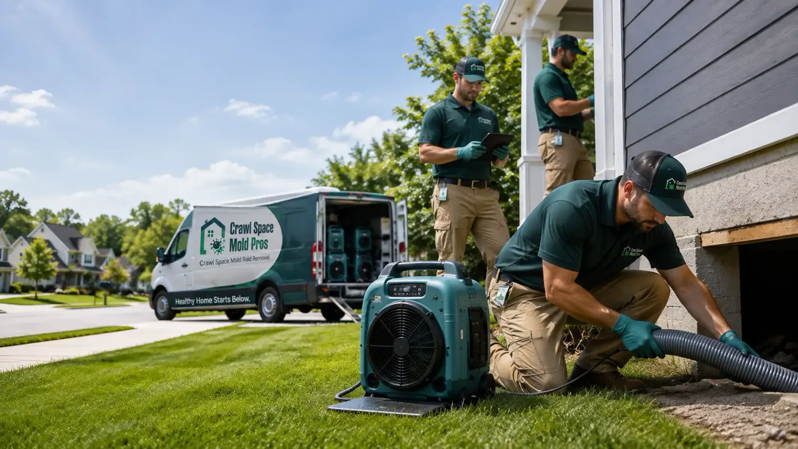 Crawl Space Mold Removal in Batchtown, IL